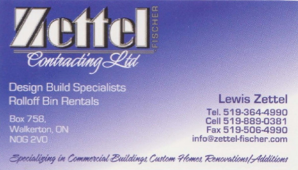 Zettel-Fischer Contracting Ltd