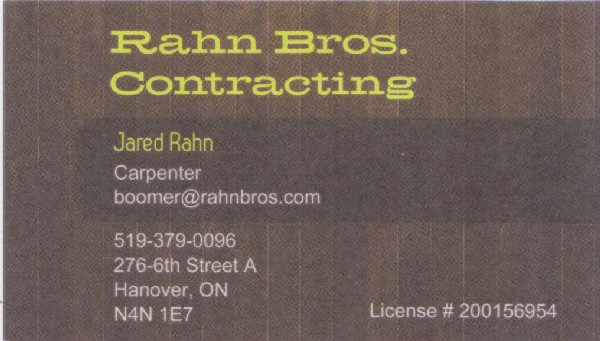 Rahn Bros. Contracting